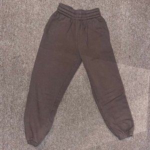 Brown sweatpants